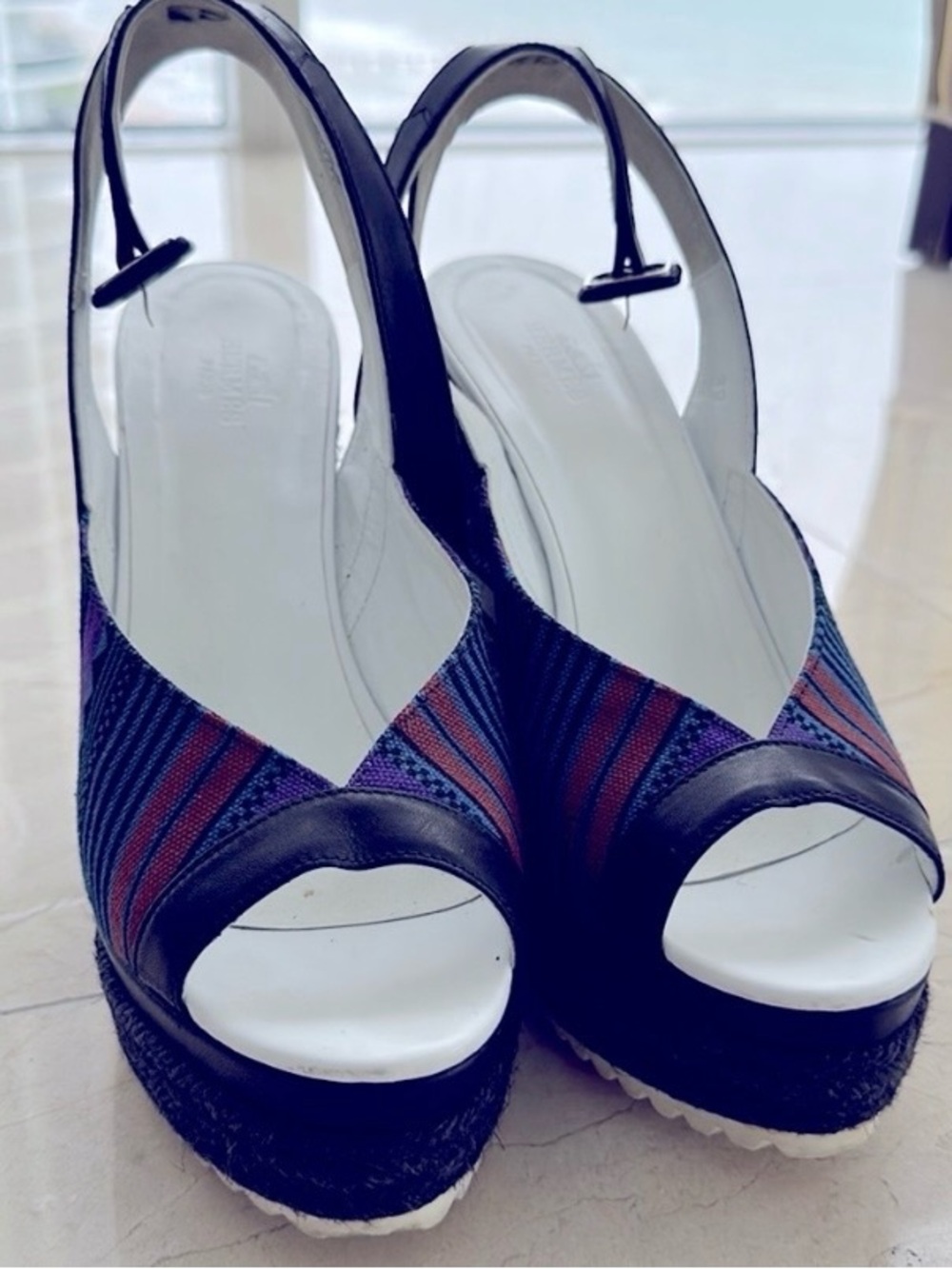 Hermes Wedge Sandals - Picture 4 of 12